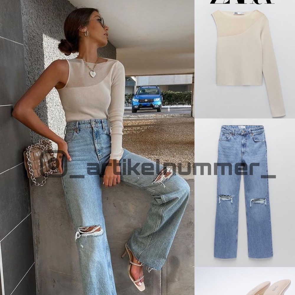 BLOGGER FAV. ZARA Asymmetrical Knit Top